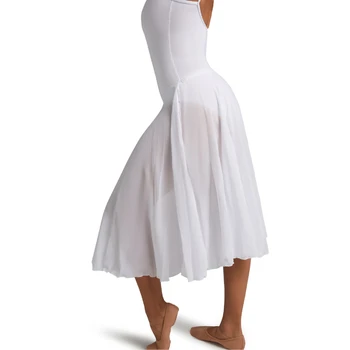Capezio Mid Calf Full Circle skirt, damska spódnica w kształcie koła