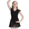 Capezio flutter sleeve dress, trykot ze spódnicą