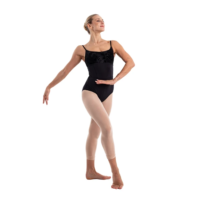 Capezio Elsa, damski trykot na cienkich ramiączkach