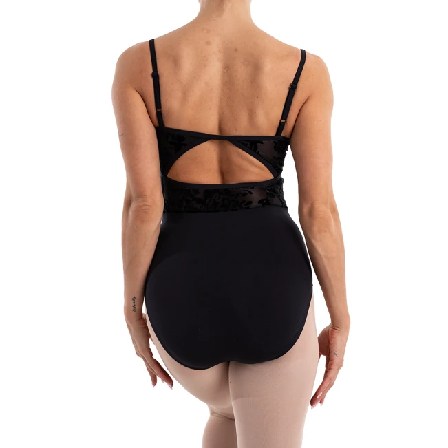 Capezio Elsa, damski trykot na cienkich ramiączkach