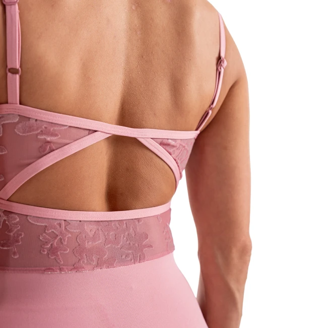 Capezio Elsa, damski trykot na cienkich ramiączkach