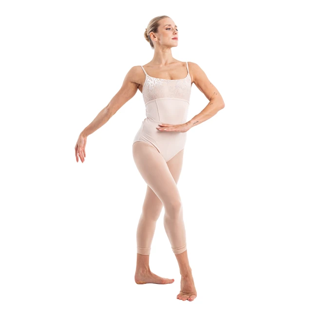 Capezio Elsa, damski trykot na cienkich ramiączkach