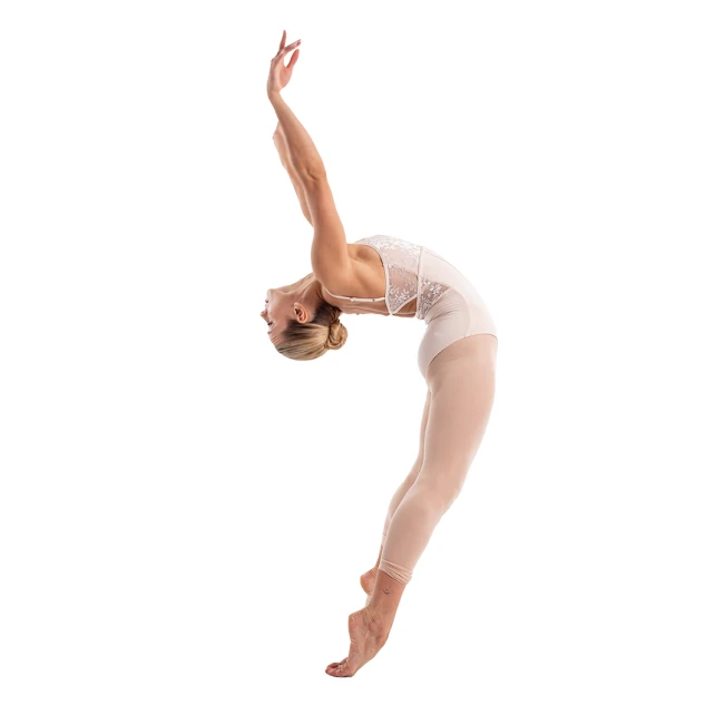 Capezio Elsa, damski trykot na cienkich ramiączkach
