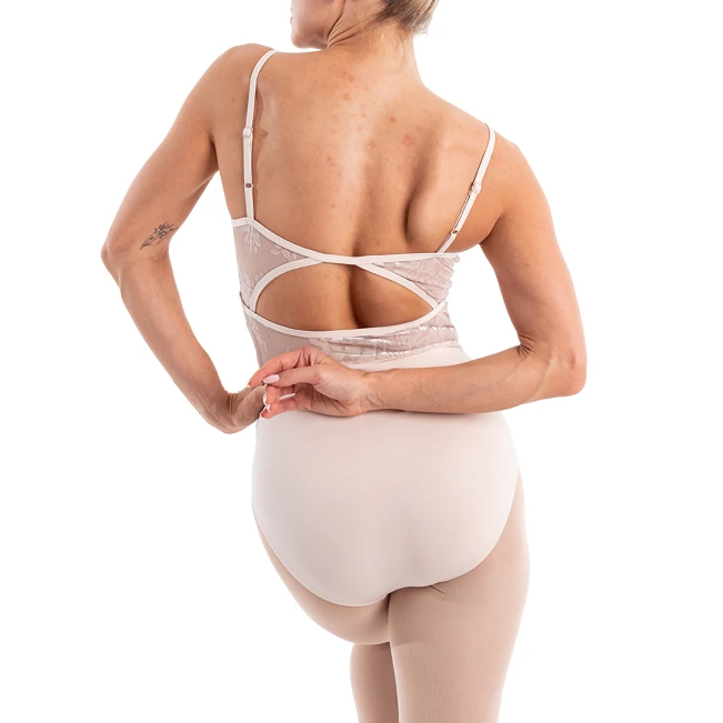 Capezio Elsa, damski trykot na cienkich ramiączkach