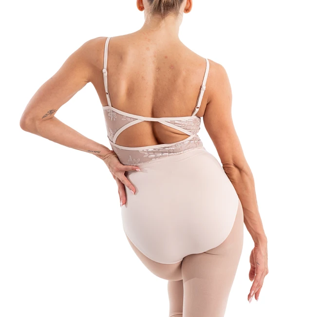 Capezio Elsa, damski trykot na cienkich ramiączkach