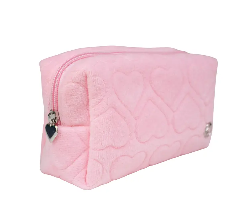 Capezio, kosmetyczka w kształcie serca - Różowo-pink