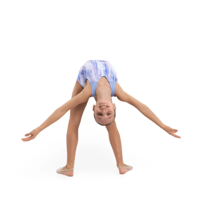 Capezio Aquatic Leotard, dziewczęci trykot gimnastyczna Capezio Aquatic Leotard, dziewczęci trykot gimnastyczna