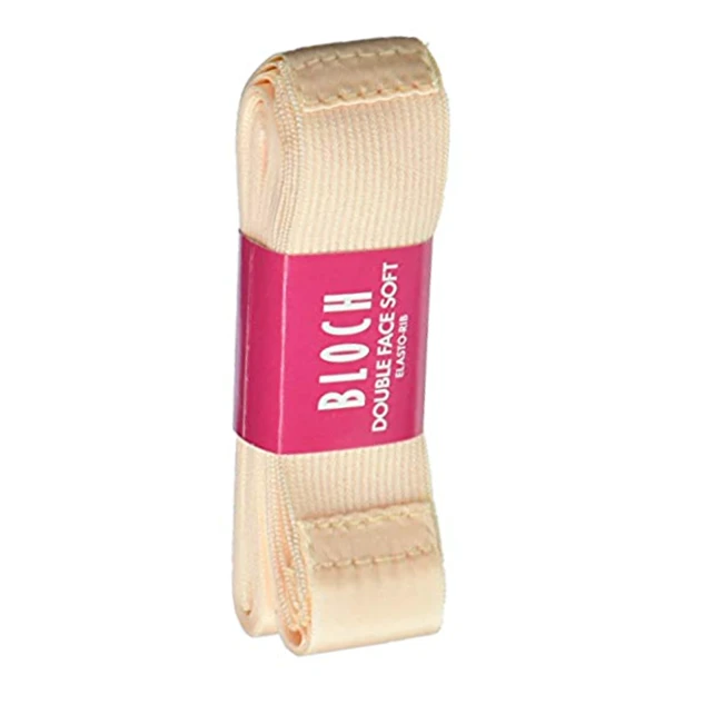Bloch Double Face Soft Elastorib, satynową wstążki z większą gumką