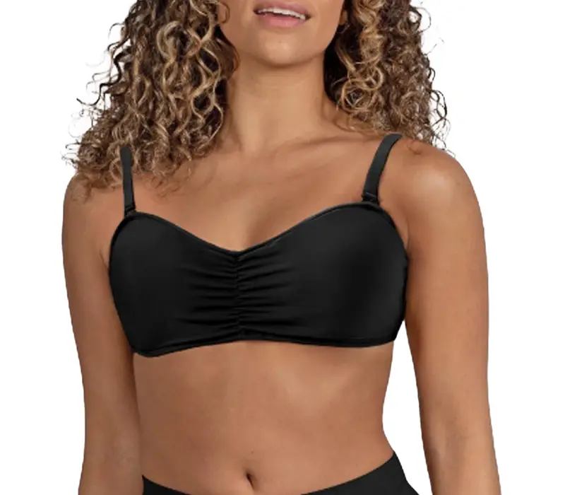 Bloch Vela Bandeau, biustonosz damski - Czarny Bloch Vela Bandeau, biustonosz damski - Czarny