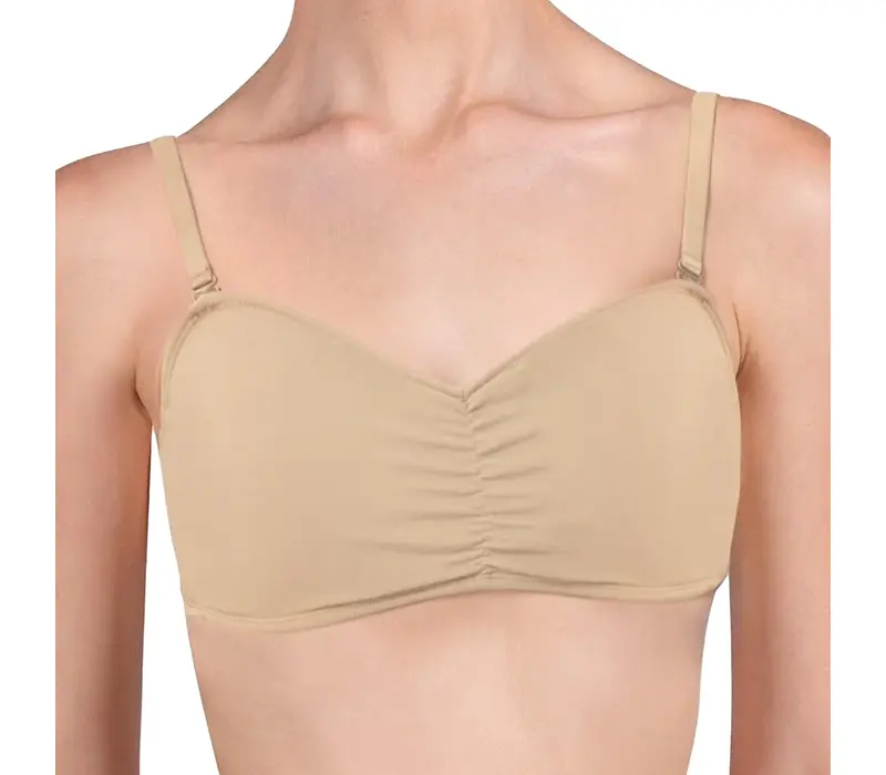 Bloch Vela Bandeau, biustonosz damski - Ciało - sand