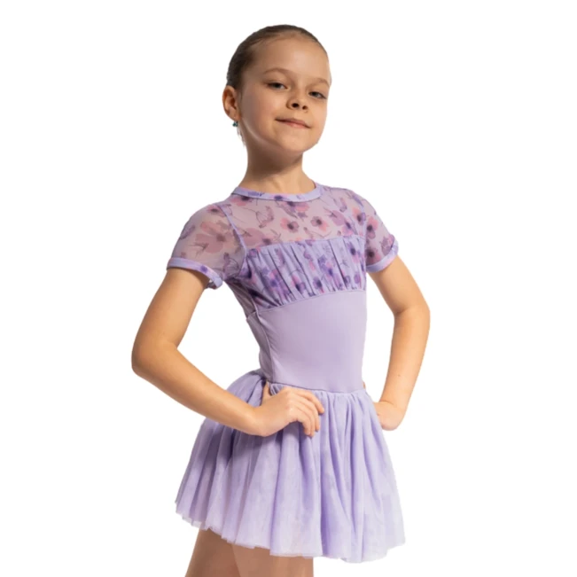 Bloch Belle Floral cap sleeve CL4282, tutu sukienki dla dziewczynek Bloch Belle Floral cap sleeve CL4282, tutu sukienki dla dziewczynek