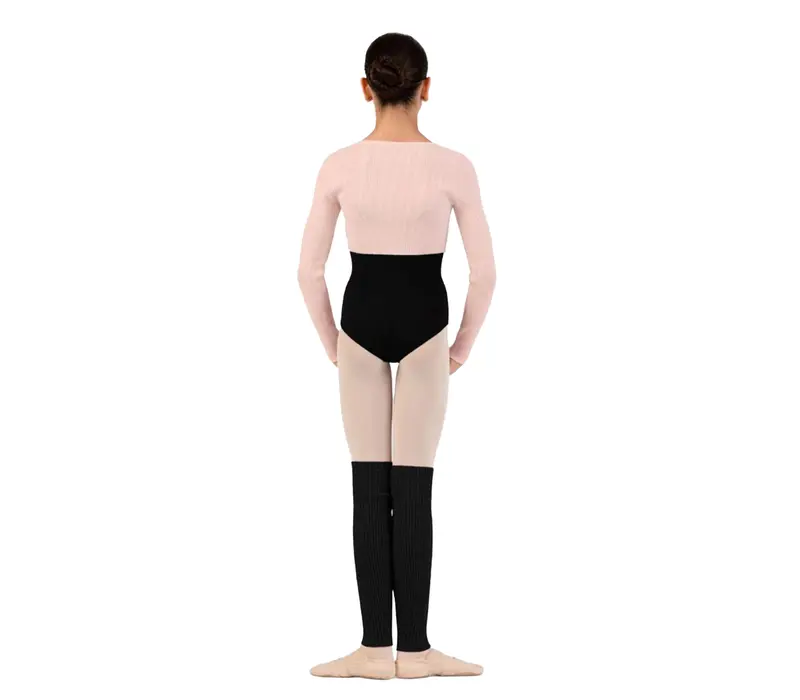 Bloch rib legwarmers, podkolanówki dziecięce z dzianiny Bloch rib legwarmers, podkolanówki dziecięce z dzianiny - Czarny Bloch