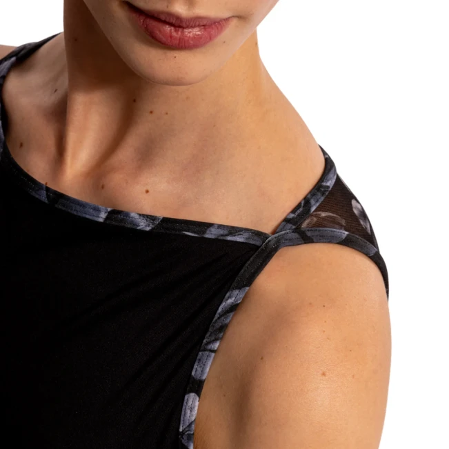 Bloch Eden Floral Boatneck leotard, trykot dla pań Bloch Eden Floral Boatneck leotard, trykot dla pań