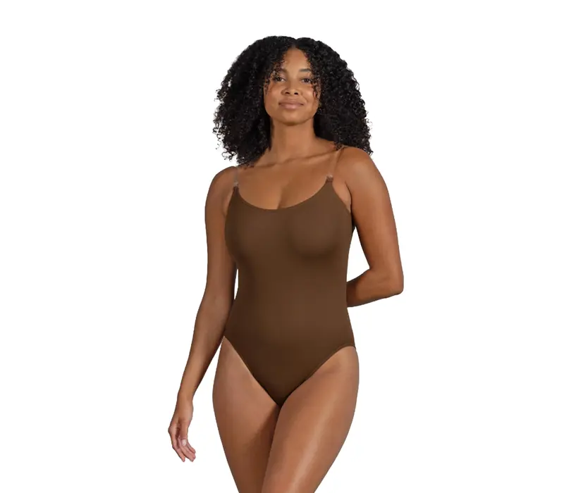 Bloch Estrella, damskie body bazowe - Kakao Bloch