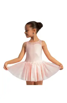 Bloch Evie Floral tank, trykot ze spódniczką tutu na grubych ramiączkach