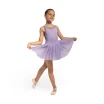 Bloch Evie Floral tank, trykot ze spódniczką tutu na grubych ramiączkach Bloch Evie Floral tank, trykot ze spódniczką tutu na grubych ramiączkach
