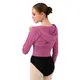 Bloch Cropped Knit Full Zip Hoodie, bluza damska z kapturem Bloch Cropped Knit Full Zip Hoodie, bluza damska z kapturem