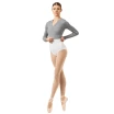 Bloch Wrap Sweater Luna, damski top z dzianiny do rozgrzewki Bloch Wrap Sweater Luna, damski top z dzianiny do rozgrzewki