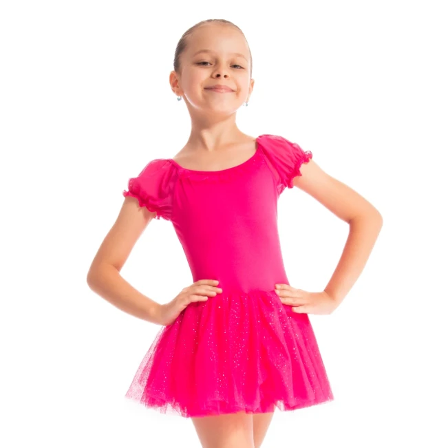 Mirella Miami tutu dress M1559C, trykot ze spódniczką tutu dla dziewczynek Mirella Miami tutu dress M1559C, trykot ze spódniczką tutu dla dziewczynek