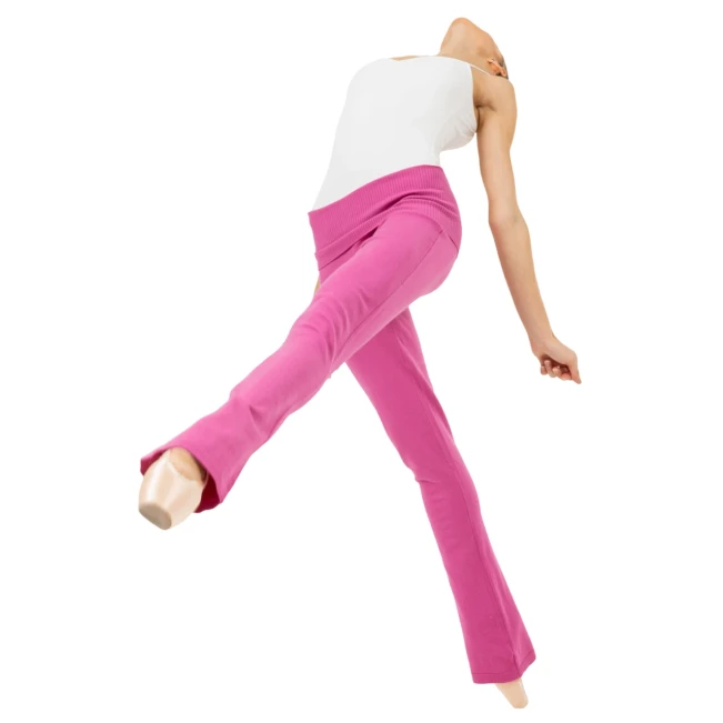 Bloch Flare Pant Rollover, spodnie z dzianiny dla kobiet