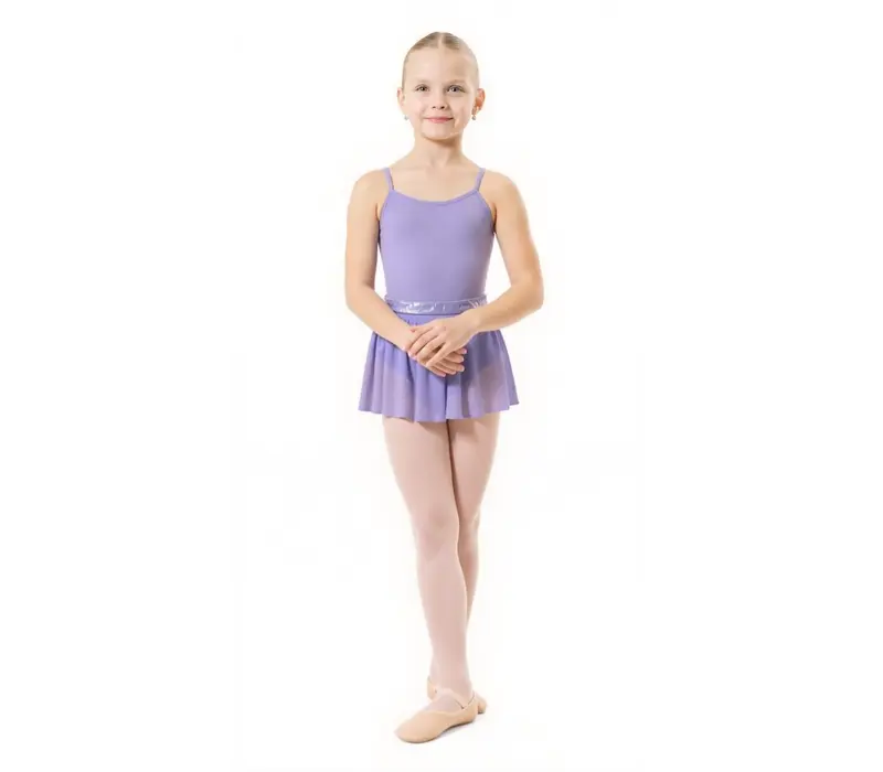 Bloch Mesh pull on skirt Sadie, spódniczka dziewczęca - Liliowy lilac Bloch 