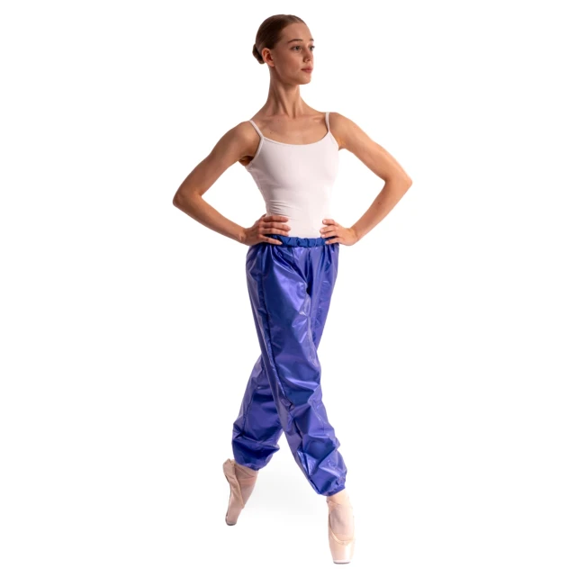 Bloch Shine Ripstop pants, spodnie do rozgrzewki dla pań