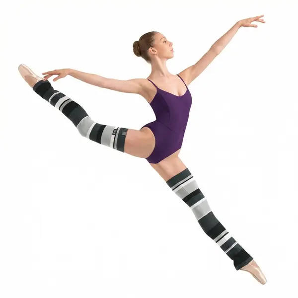 Bloch Striped leg warmers, prążkowane ocieplacze na nogi za kolano Bloch Striped leg warmers, prążkowane ocieplacze na nogi za kolano