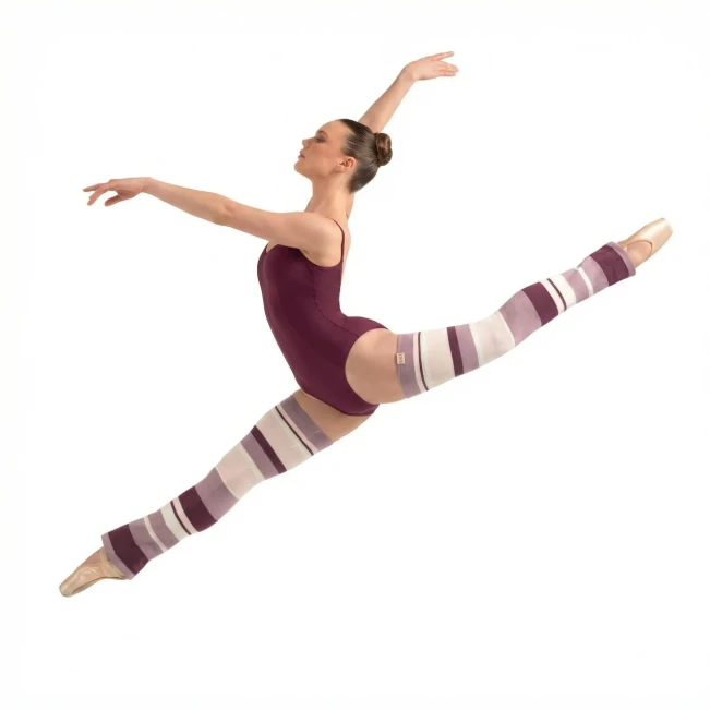 Bloch Striped leg warmers, prążkowane ocieplacze na nogi za kolano Bloch Striped leg warmers, prążkowane ocieplacze na nogi za kolano