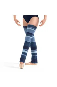 Bloch Striped leg warmers, prążkowane ocieplacze na nogi za kolano