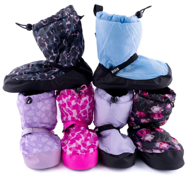 Bloch booties IM009BP edycja ze wzorem, buty do rozgrzewki