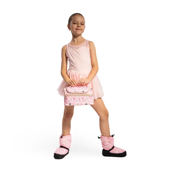 Bloch booties IM009KBP edycja z kwiatowym wzorem dla dzieci