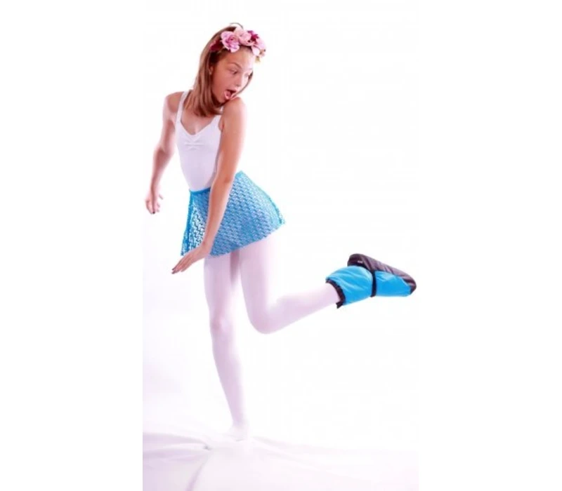 Bloch Booties jednokolorowe dla kobiet - Niebieski fluorescent Bloch Bloch Booties jednokolorowe dla kobiet - Niebieski fluorescent Bloch
