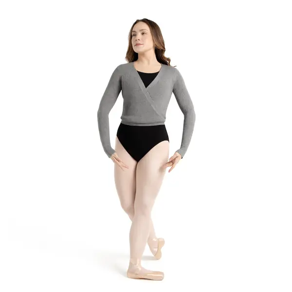 Capezio Knit Wrap Sweater, sweter 