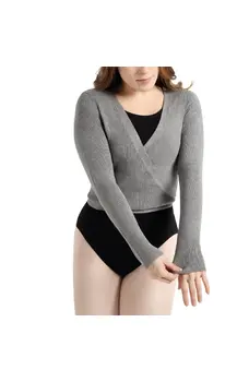 Capezio Knit Wrap Sweater, sweter 