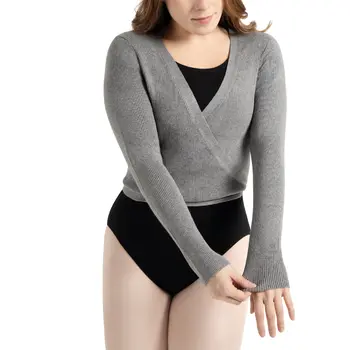 Capezio Knit Wrap Sweater, sweter 