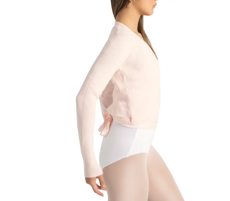Capezio Knit Wrap Sweater, sweter  - Różowy Capezio 