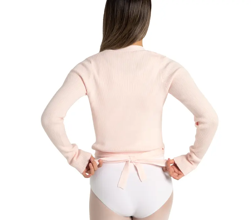 Capezio Knit Wrap Sweater, sweter  - Różowy Capezio 