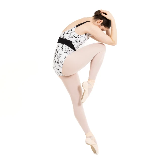 Capezio C'est la umí Fleur, damski trykot na grubych ramiączkach Capezio C'est la umí Fleur, damski trykot na grubych ramiączkach