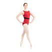 Capezio C'est la umí Fleur, damski trykot na grubych ramiączkach Capezio C'est la umí Fleur, damski trykot na grubych ramiączkach