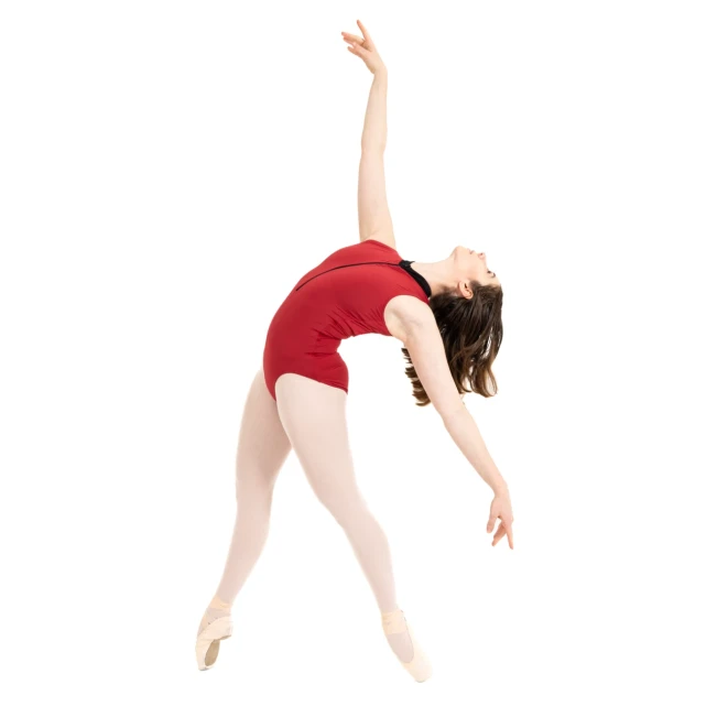 Capezio C'est La Vie La Belle, damski trykot zapinany do karku Capezio C'est La Vie La Belle, damski trykot zapinany do karku