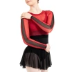 Capezio C'est La Vie Joyeux mesh cover up, top damski Capezio C'est La Vie Joyeux mesh cover up, top damski