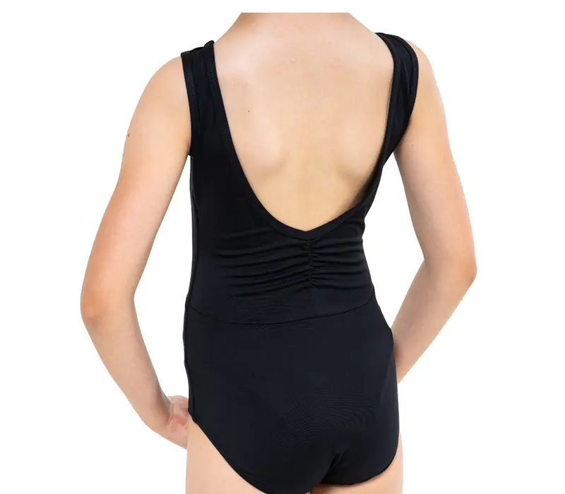 Capezio Eloise leotard, trykot dla dziewcząt - Czarny