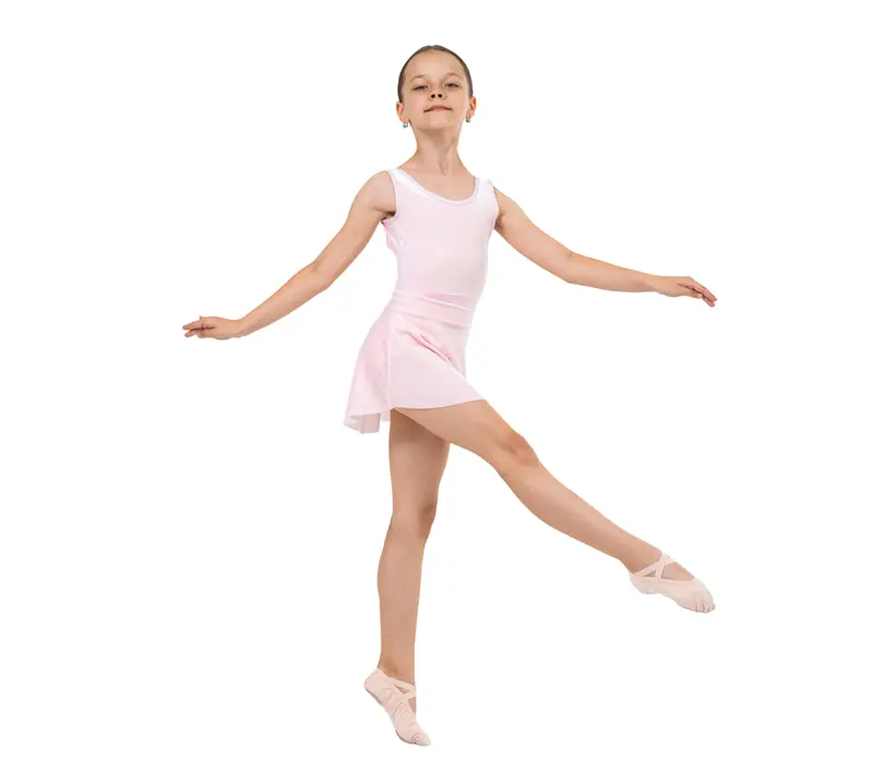 Capezio Eloise leotard, trykot dla dziewcząt - Różowy Capezio 