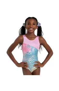 Capezio Glimmer Leotard, dziewczęcy trykot gimnastyczny