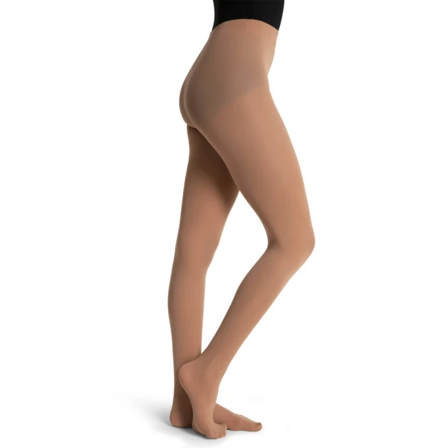 Capezio Ultra Soft Footed, pończochy damskie z zabudowaną stopą Capezio Ultra Soft Footed, pończochy damskie z zabudowaną stopą