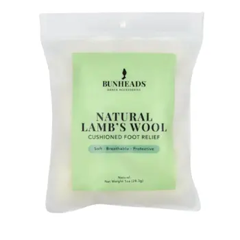 Bunheads Bamboo Lamb´s Wool, naturalna wełna