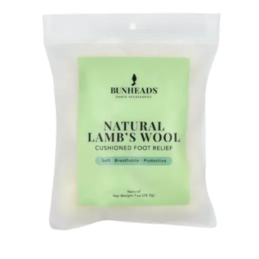 Bunheads Bamboo Lamb´s Wool, naturalna wełna