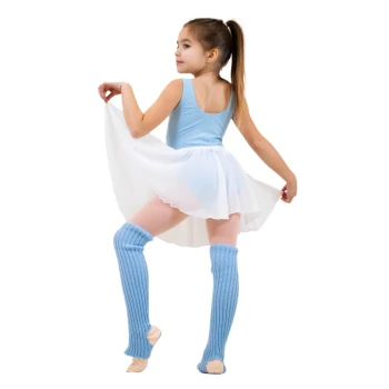 Capezio dziecięcy trykot baletowy z paskiem na grube ramiączka - Niebiesko jasny Capezio