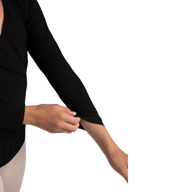 Capezio cross over top, top do rozgrzewki dla dziewczynek Capezio cross over top, top do rozgrzewki dla dziewczynek