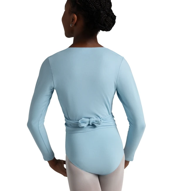Capezio cross over top, top do rozgrzewki dla dziewczynek Capezio cross over top, top do rozgrzewki dla dziewczynek